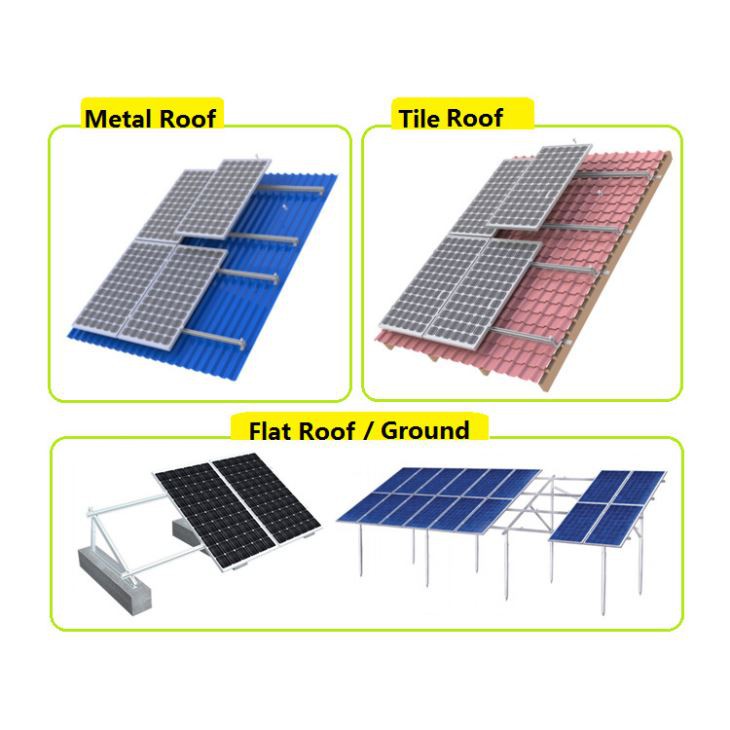 250kw commercial storage solar energy generator system